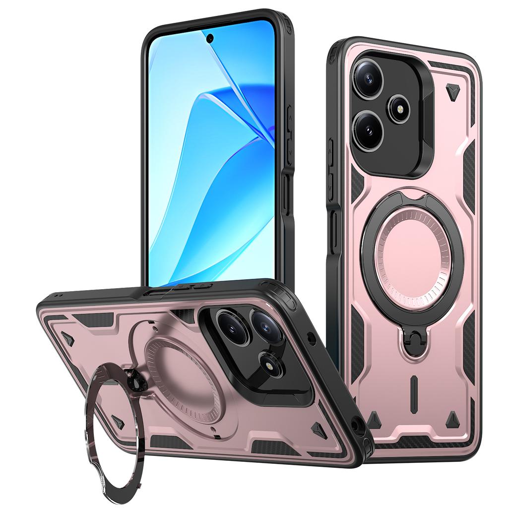 Magnetic Case For Xiaomi Redmi 13 4G/5G/Redmi 12 4G/5G (Global)/Note 13R 5G/Note 12R 5G/Poco M6 4G/M6 Pro 5G/M6 Plus 5G Phone Cover