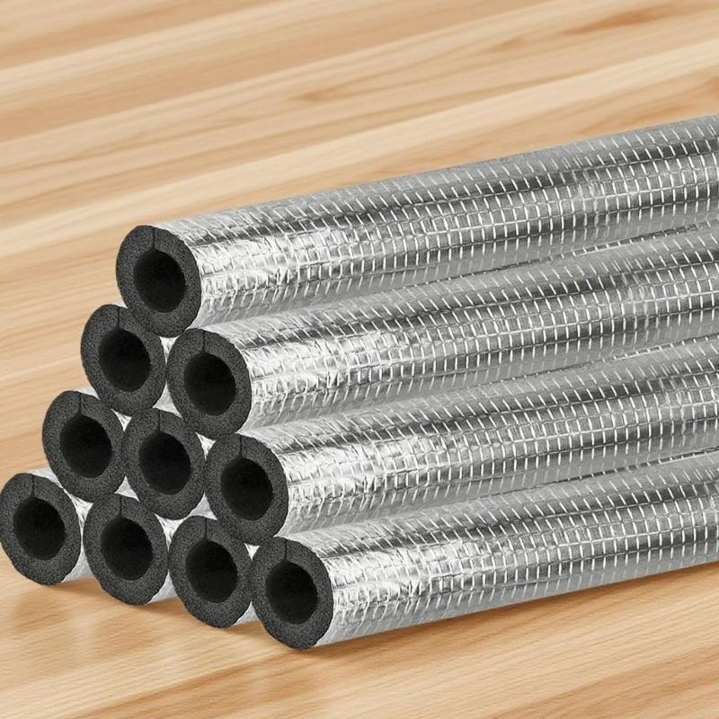 10Pcs Pipe Insulation Foam Tube Thickened Insulation Sleeves Freeze Protection Cover for Winter Pipe Freeze Prevention