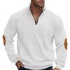 Retro Men'S Outdoor Loose Autumn Hoodie Casual Long Sleeved Henley Collar Top Shirt Cardigan