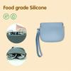 New Silicone Pet Dog Treat Bag with Hinge Portable Easy-Open Snack Pouch For Pet Training and Walking
