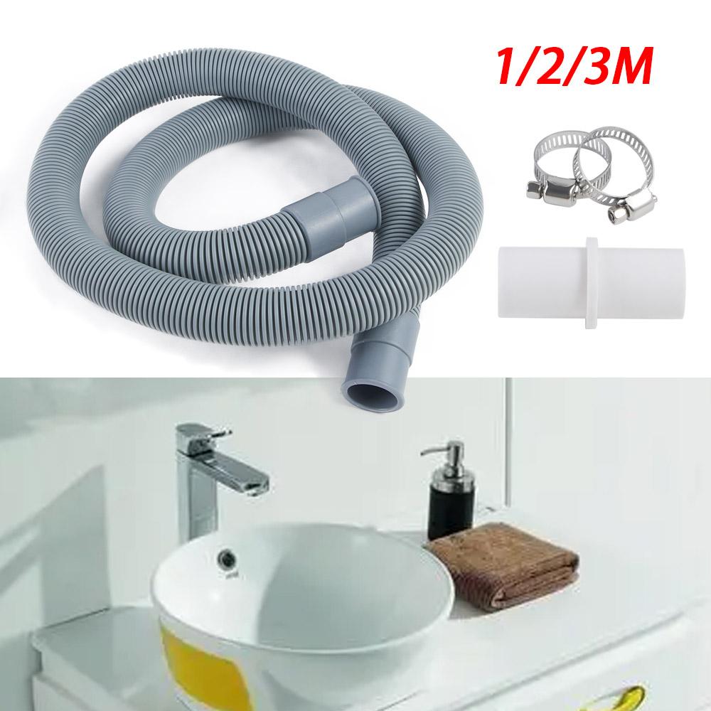 1/2/3M Dishwasher Deodorant Bathroom accessory Drain Hose Plumbing Hoses Sink Extension Pipe
