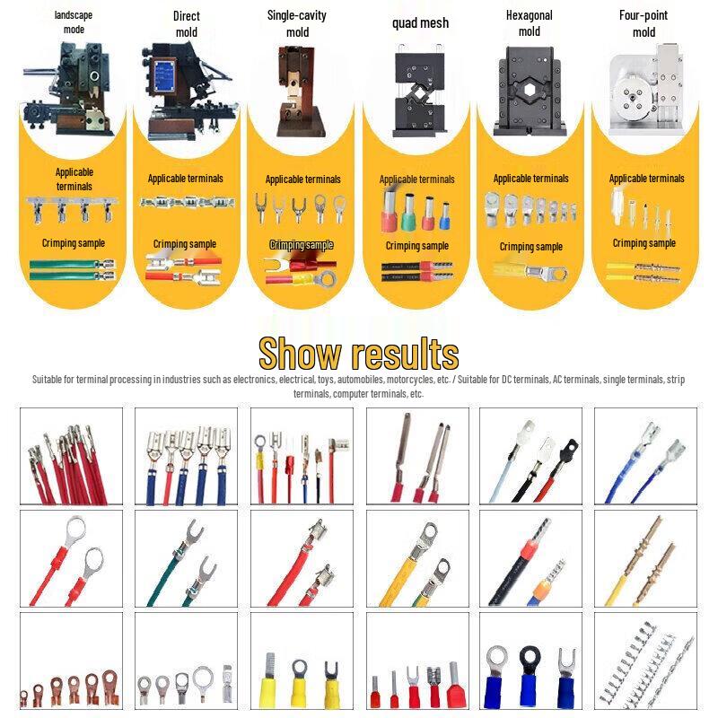 Junlun 2.0T Automatic Terminal Crimping Die Set CN plug (adapter included)