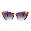 Cat Eye Sunglasses Women Men Classic Brand Mirror Stylish Sun Glasses Female Male Vintage Lens Personality Colors