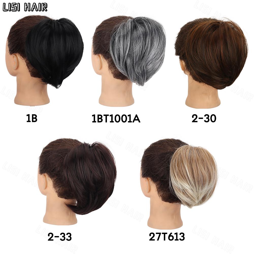Волосы Пучок Конский Хвост Наращивание Волос Прямой Синтетический Накладной Шиньон Полностью Короткий Конский Хвост Пучок Наращивание Волос Для Женщин Аксессуары Для Волос