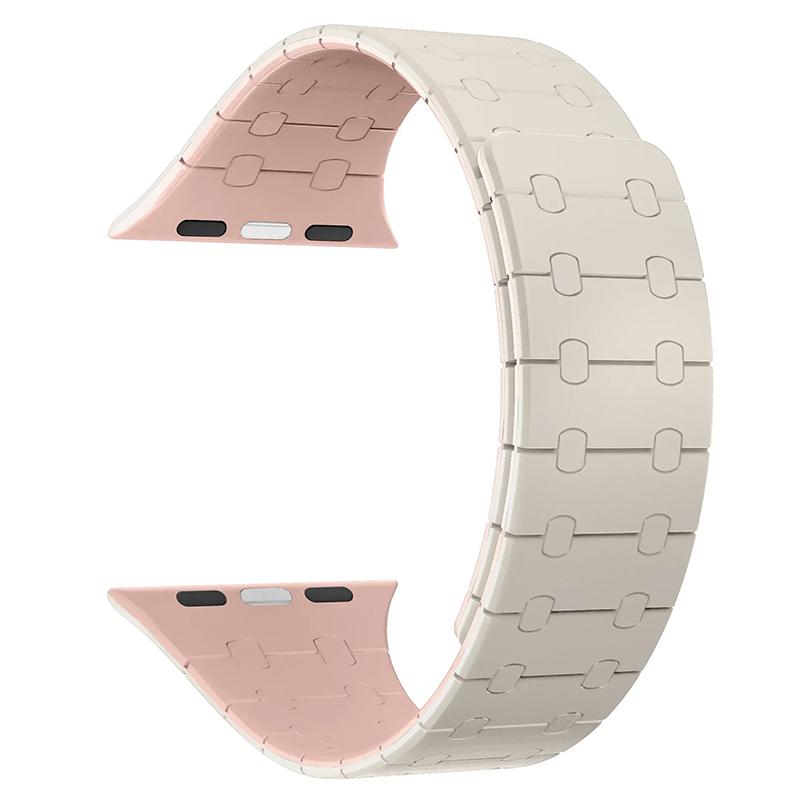 Силиконовый магнитный ремешок для Apple Watch Band Ultra 2 49 мм 44 мм 40 мм S10 46 мм 42 мм 41 мм 45 мм Браслет IWatch Series 9 8 7 6 SE 5