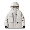 Autumn and Winter New Men's Fashion Versatile Windproof Hooded Down Jacket Men's Loose Casual Men's Workwear Men's Jacket