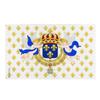 Drapeau - Louis XIV - 90 X 150 Cm - Polyester - Impression Recto/verso - Œillets En Fer