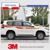 Toyota Prado 10-22 Модели Автомобильная Полоса на Кузов Наклейка на Поясную Линию.