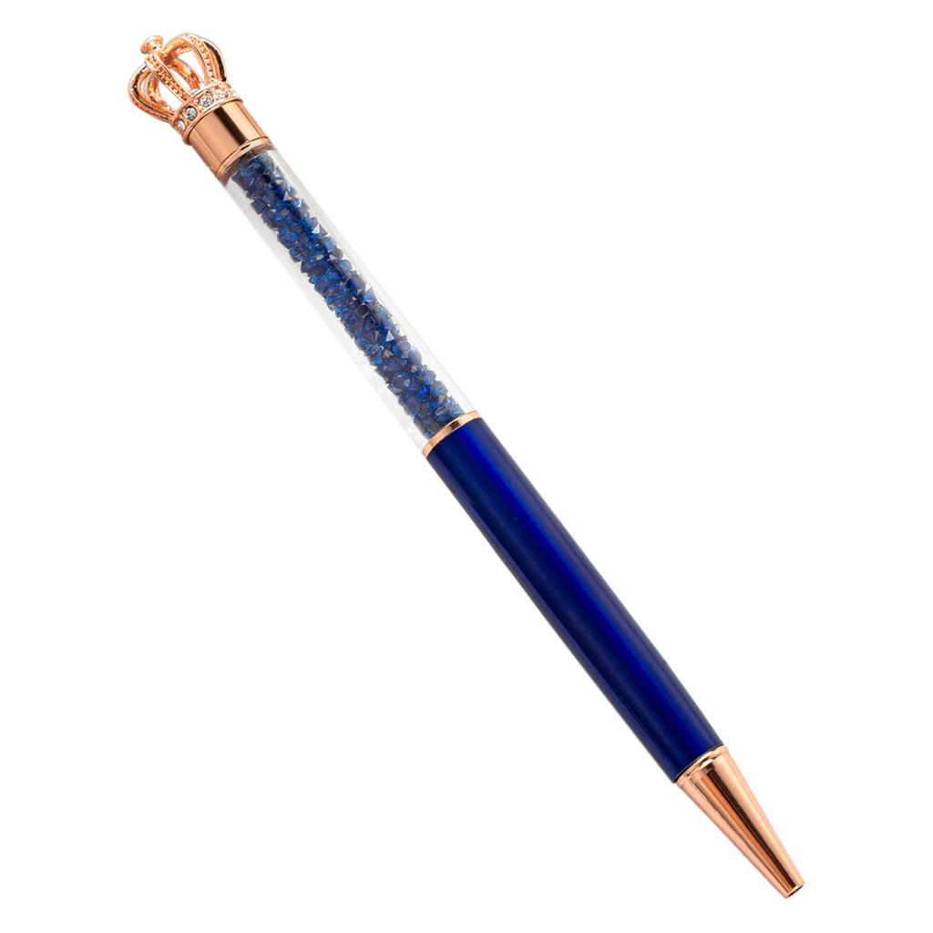 1 шт., креативная многоцветная хрустальная Корона, деловые металлические офисные вращающиеся ручки, школьные канцелярские принадлежности, офисные принадлежности, шариковая ручка