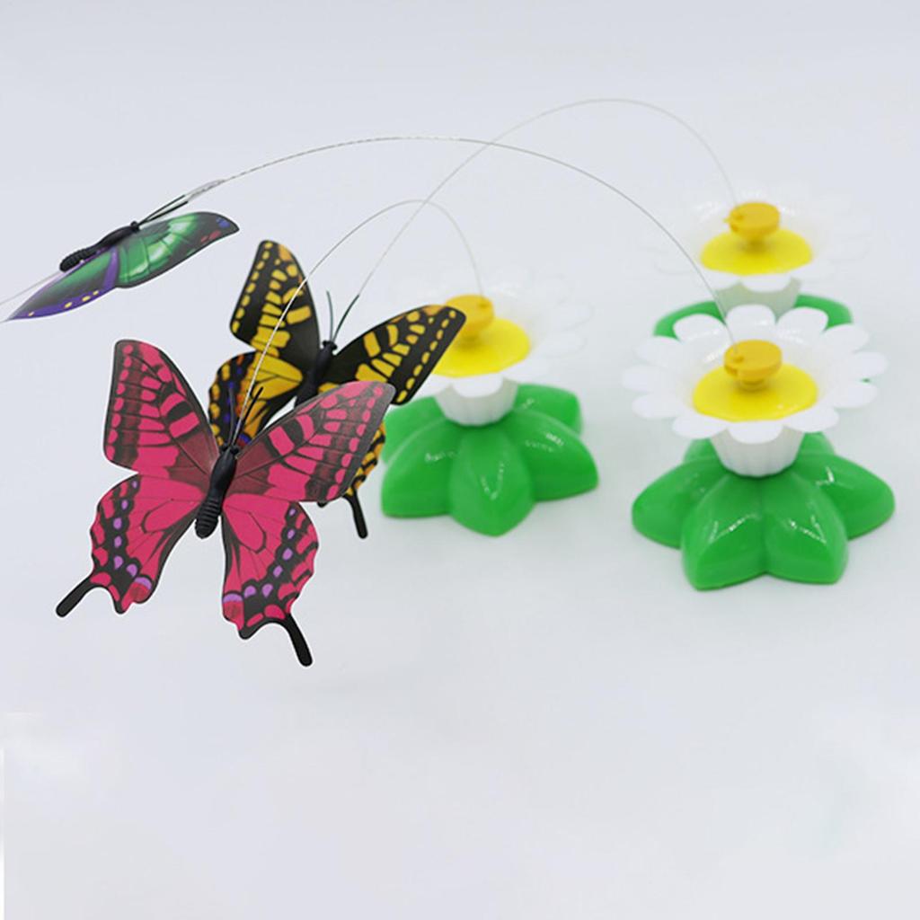Cat Interactive Toys Smart Butterfly Bird Electric Teaser 360 Rotatable Teaser For Chasing Exercise Mental Stimulation Hunting