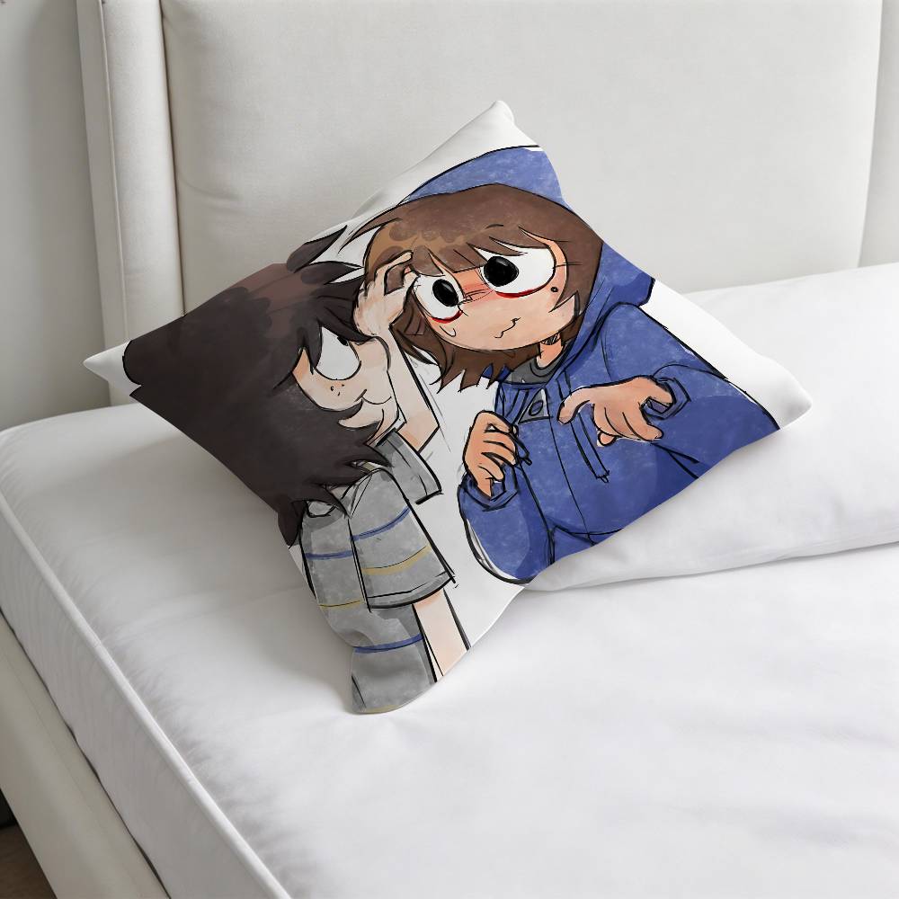 WWill Mike Onewheatmark Byler Decorative Square Pillow Cover Modern Cushion Case for Living Room Bedroom