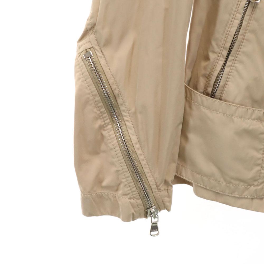 3.1 Phillip Lim Женская бежевая куртка райдера с длинным рукавом, б/у