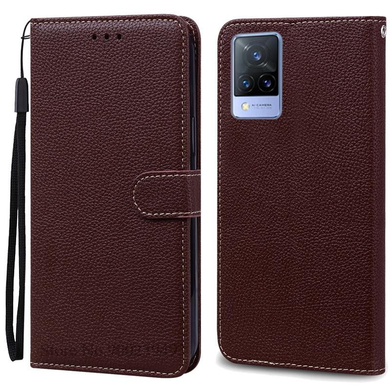 Для Vivo V21 чехол силиконовый кошелек раскладной телефон чехол для Vivo V2050 V2066 V2108 VivoV21 кожаный чехол Coque для Vivo V21 5G Fundas