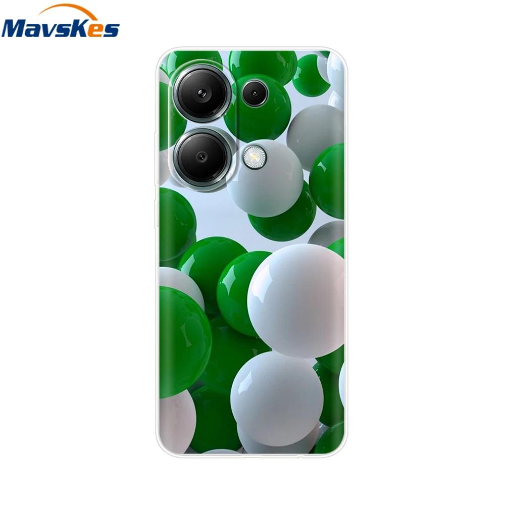 Soft Clear TPU Case For Xiaomi Redmi Note 13 4G Case Silicone Bumper Back Cover Fundas For Redmi Note 13 Pro 4G Phone Cases Etui