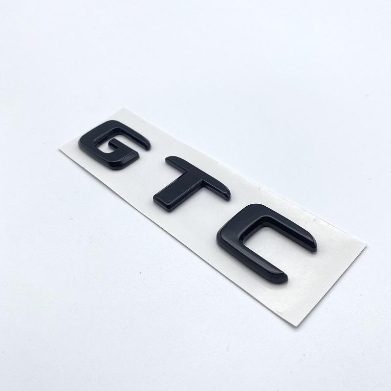 3D плоские буквы ABS эмблема GTX GTC ID4 ID6 для Volkswagen автомобиля задняя дверь крышка багажника заводская табличка значок логотип наклейка хром