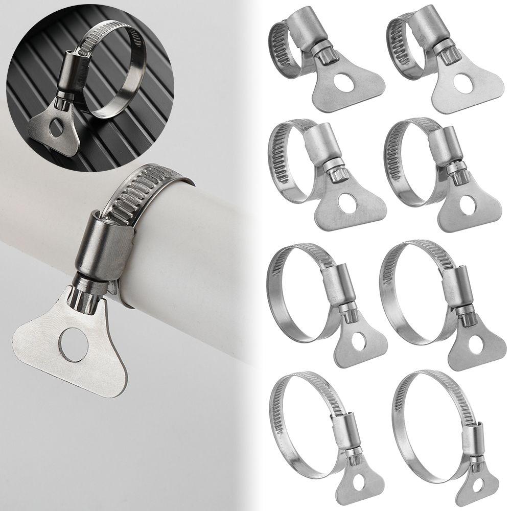 1Pcs Useful Welding Handle Repair Tool Hardware Exhaust Pipe Clip T Bolt Hose Clamps Stainless Steel