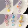 Набор из 5 милых мультяшных брелоков с облаками и звездами, набор аксессуаров для девочек и детей, ювелирное украшение, брелок для ключей
