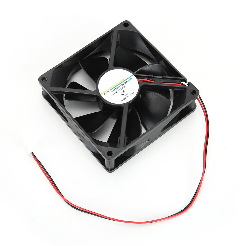 Fan 24V 0.20A 9cm Double Balls Cooling Fan for Frequency Converter Electric Welding Machine