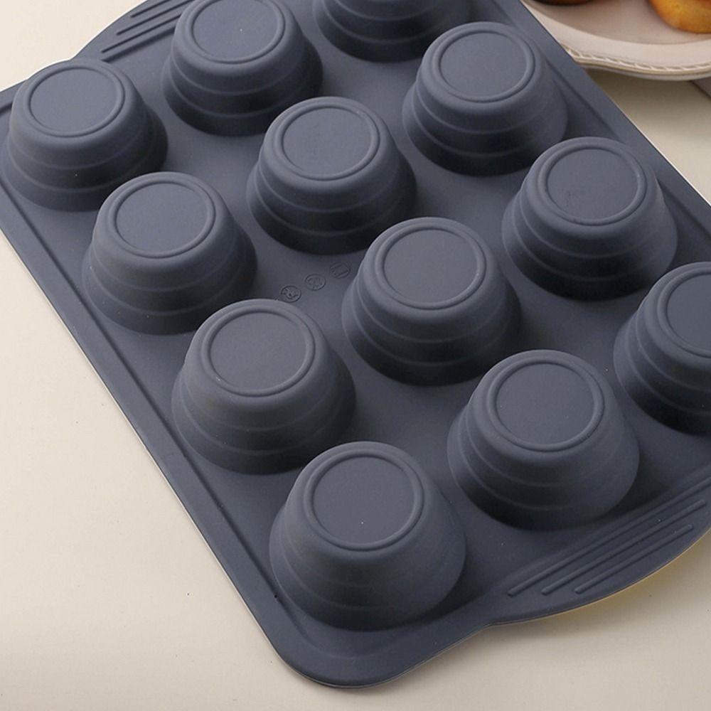 Reusable Silicone Cake Mold Silicone Silicone Muffin Tray Mini Baking Molds  Baking Muffins