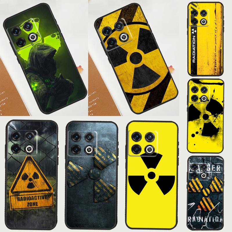Nuclear Radiation Emblem Cover For OnePlus Nord 4 CE 3 2 Lite N30 N20 N10 OnePlus 10T 8T 13R 12R 13 12 11 10 Pro Case