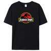 Jurassic Park T-Shirt Men 100% Cotton Printed T-Shirts Casual Women Funny Tops Jurassic World Tees Short Sleeve Cool T-shirt