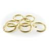 PACK OF 20 GOLD-COLORED 7MM SPLIT RINGS