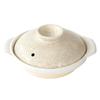 Ginpo Pottery Earthen Kyoto Ink Pot for Nabeyaki Size For Suitable for Open Heat Banko Made In Japan 11071 Pot, Style, Pen, Udon, 7, 1-2 People,