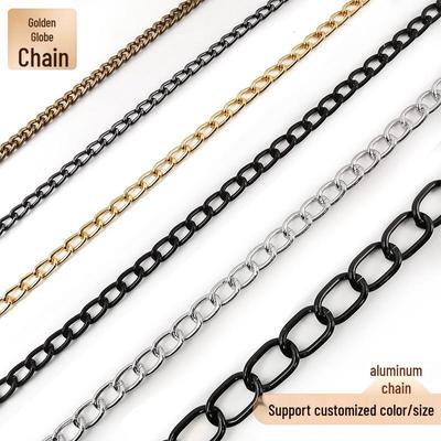 Сделай сам Алюминиевая Цепочная Люстра Занавеска - Золотая и Серебряная Кисточка для Костюмов и Декора