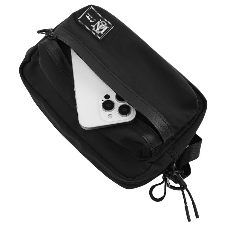 New LiNing Sports Life Collection Polyamide Shoulder Bag, Crossbody Bag Regular Unisex Black ABDV227-1