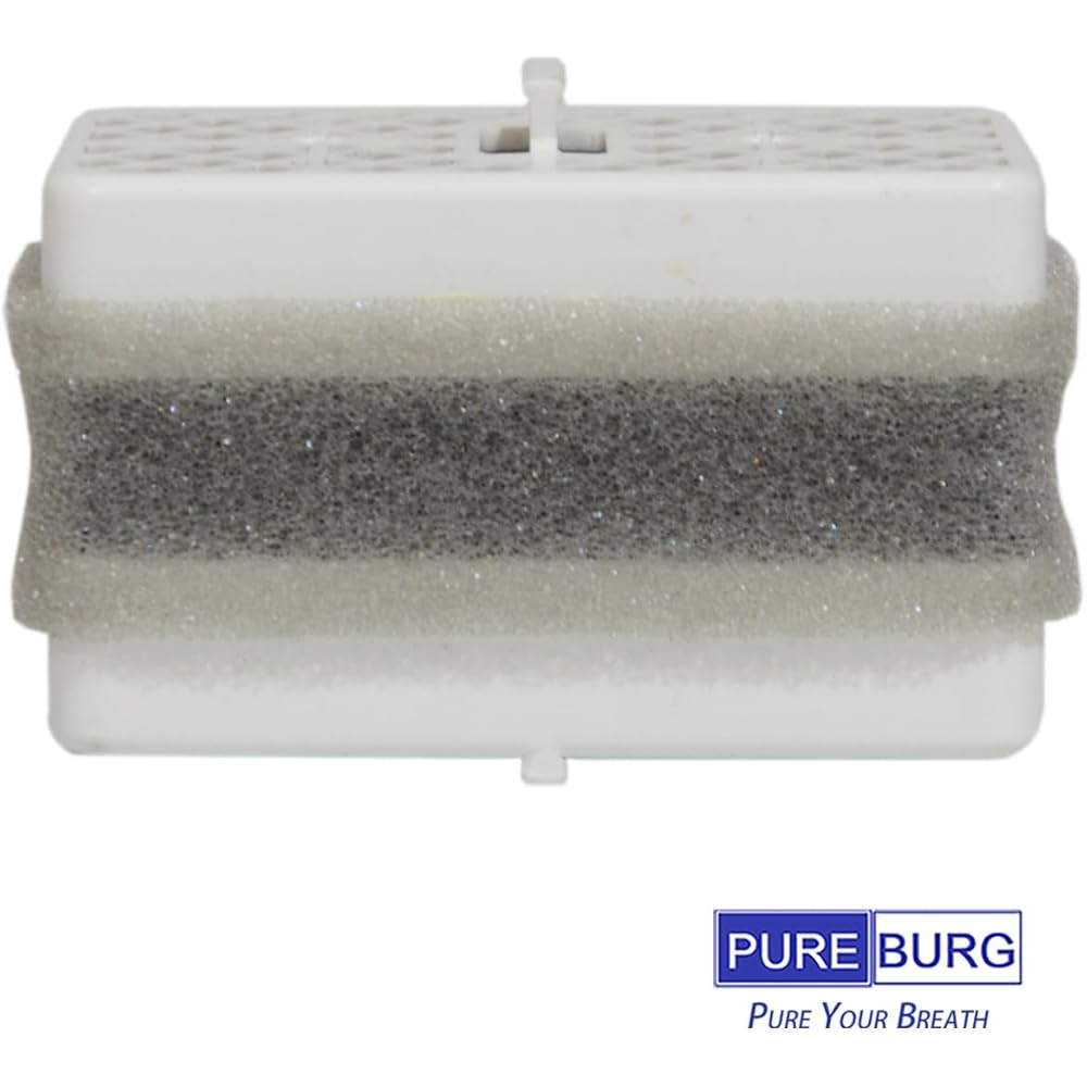 Сменные дезодорирующие картриджи PUREBURG, совместимые с Toto Washlets, Корпус: Глубина 6,2 см x Высота 3,4 см x Ширина 3,8 см, Упаковка 2 шт. (Совместимо с TCA8