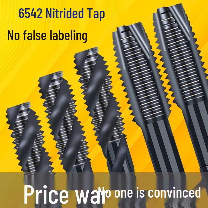 65° Машина для азотирования Спиральный метчик для нержавеющей стали, Размеры M3-M12