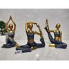 Resin Yoga Lady Home & Office Decor Fantasy Showpiece