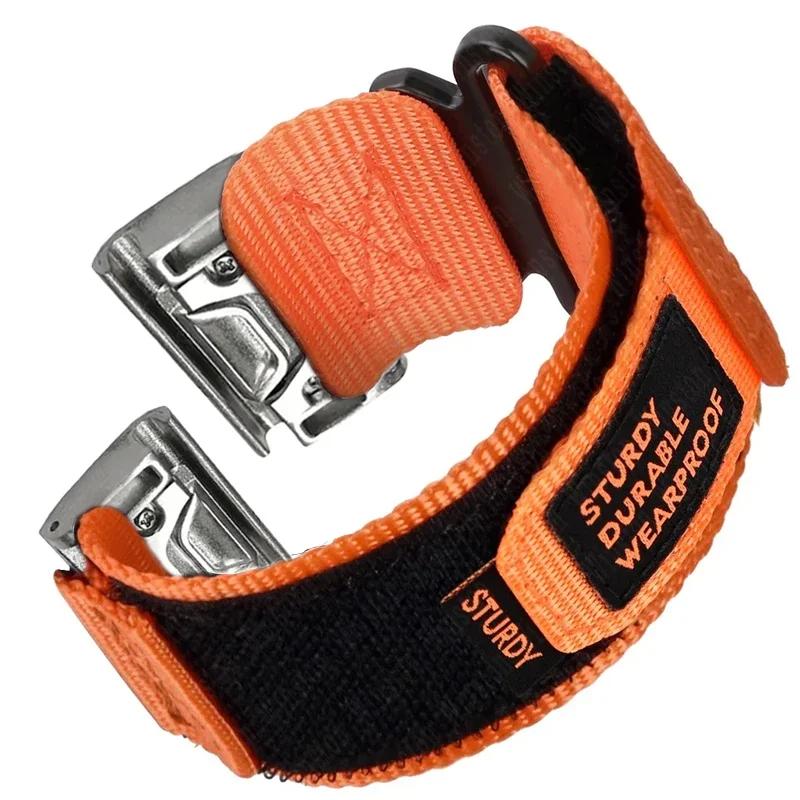 Быстрый нейлоновый ремешок для часов Garmin Instinct 2X Тактический ремешок Fenix 6X Pro 5Plus 7X 8 26мм 22мм Замена Спортивный браслет с быстрой застежкой