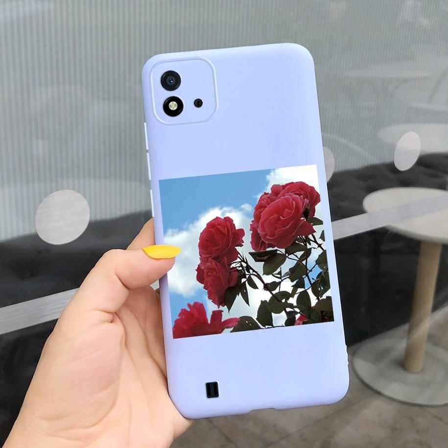 Чехол-бампер для Oppo Realme C11 Для Realme C11 2021 Мягкий силиконовый задний чехол из ТПУ для RealmeC11 2020 RMX2185 C 11 Fundas Бабочка