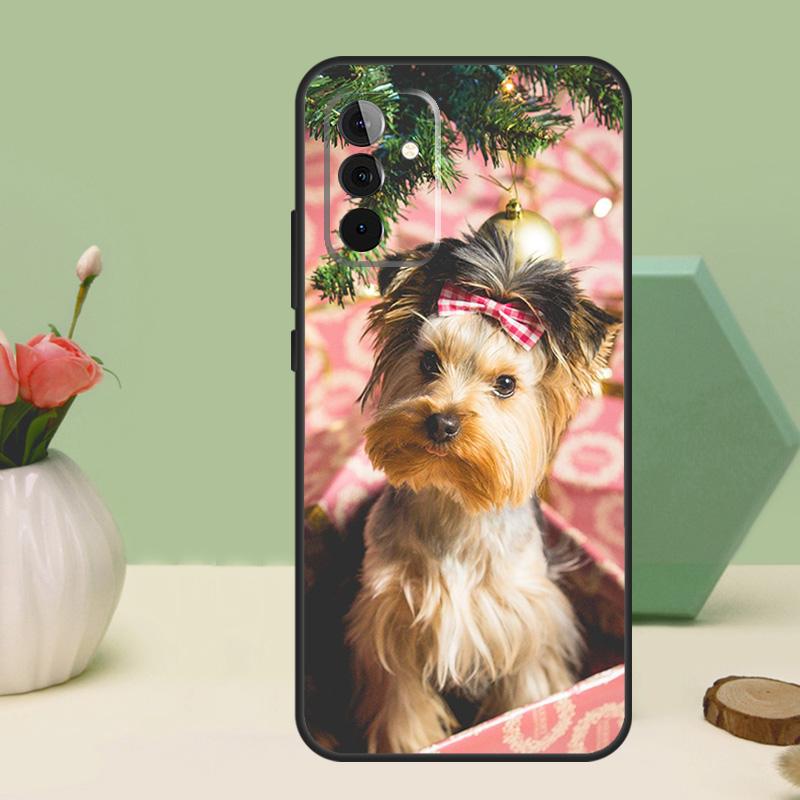 Мини-йоркширский терьер для Samsung Galaxy A36 A56 A54 A34 A14 A06 A16 A26 A12 A32 A52 A13 A33 A53 A15 A35 A55 Чехол