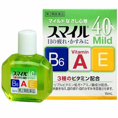 Lion Smile 40 EX Mild Soft Eye Drops, 15 Ml