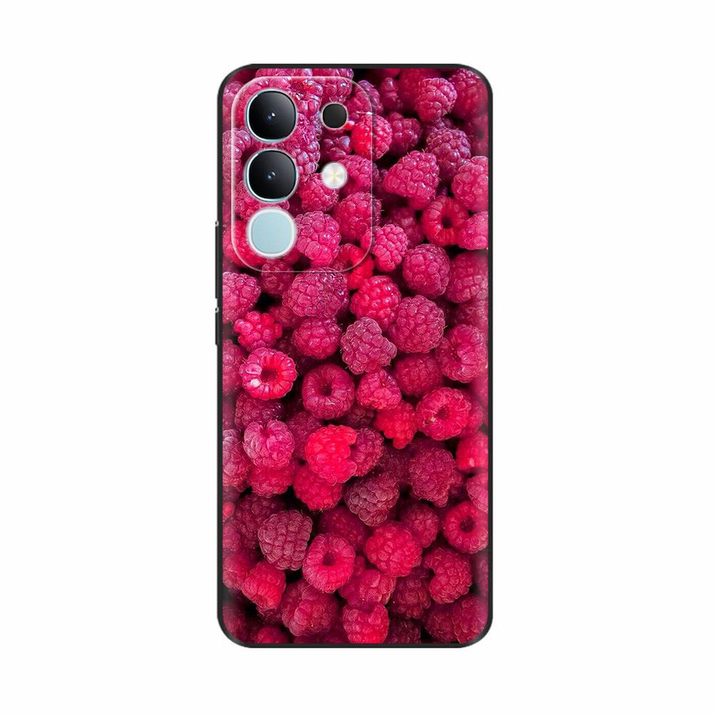 Чехол-крышка для Vivo Y29 4G 2025 Милые Цветы Мягкий Силикон Capa Чехлы для Телефона Для Vivo Y29 4G Чехол Мультяшные Ударопрочные Сумки Coque