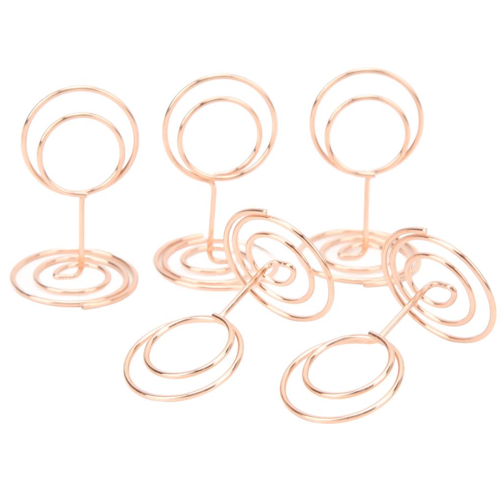 20 шт. Подставки для номеров столов круглой формы, устойчивый гальванизированный металл, широко используемый держатель для карточек с именами для свадебной вечеринки