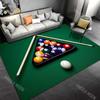 Ковер с принтом бильярдных шаров для гостиной, спальни, декора дивана, детский игровой ковер, нескользящий коврик, ковры для игровой комнаты