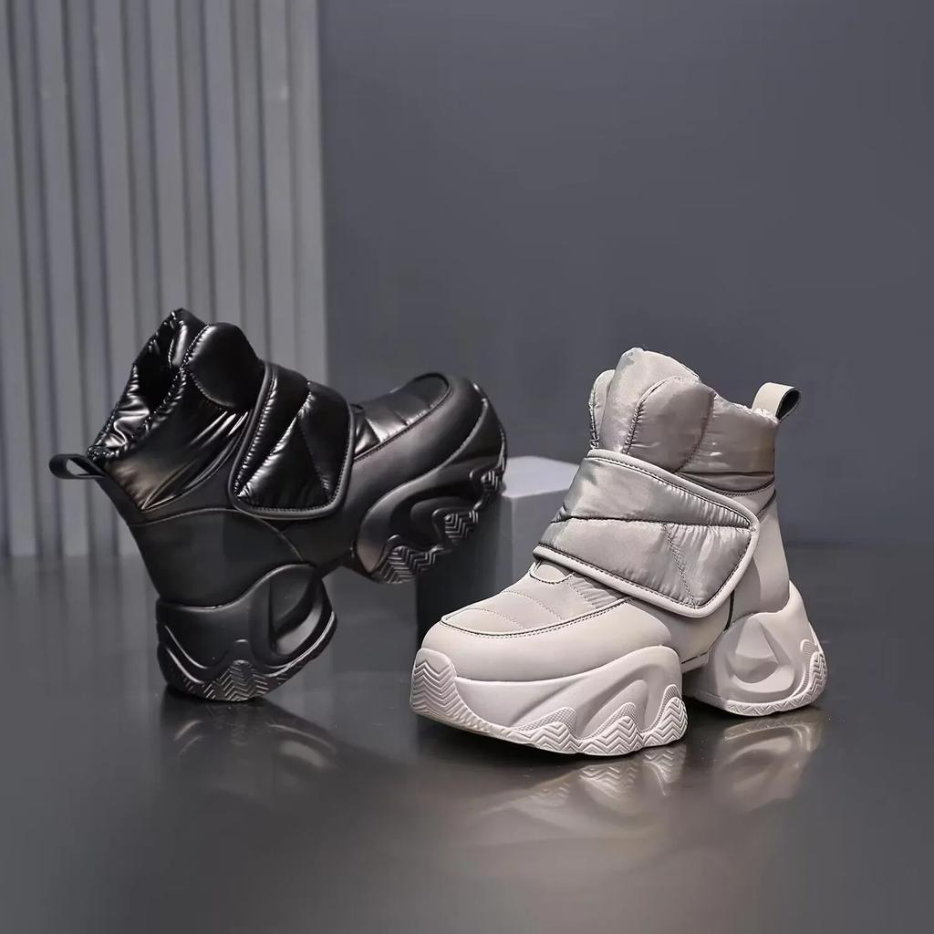 Fashion New Ladies Winter Short Boots Casual Warm Velvet Women's Shoes Fashion Comfort Snow Boots  Thick Soled Non Slip Cotton Footwear