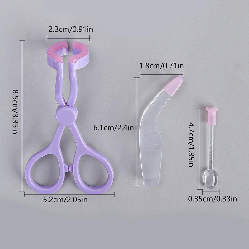 Набор аппликаторов для контактных линз Вспомогательный расширитель века Инструмент для открытия глаза Пинцет для снятия и ношения контактных линз Приспособление для аспирации