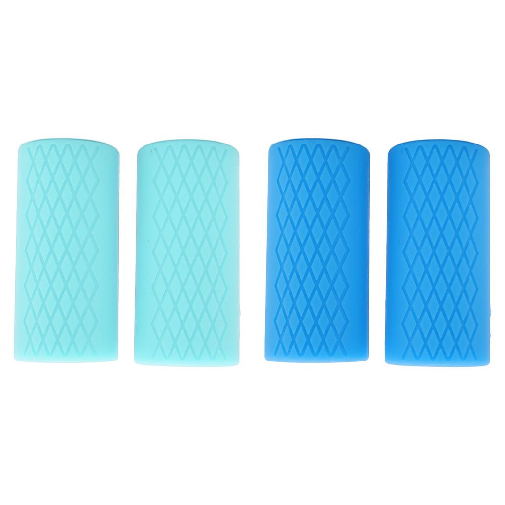 1 пара хватов для гантелей, противоскользящая текстура, силиконовый хват для штанги, аксессуар для тренировок и фитнеса