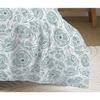 Complete Reversible Duvet Cover Pack for 160 X 200 Cm Bed Agathe Celadon