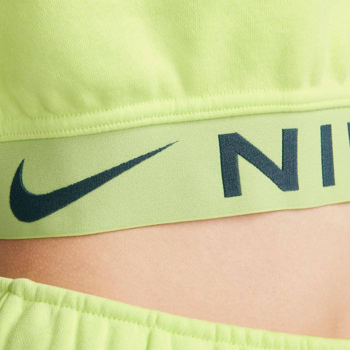Nike Letter Print Stand Collar Pullover Short Sleeve Sweatshirt Women sweatshirt Green FB8068-736
