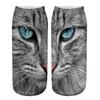 Realistic Cat Face Socks 3D Cat Print Animal Socks Breathable Funny Casual Socks Gag Gifts for Cat Lovers Men Women