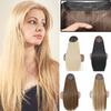 Women's Fashion Long Straight Hair Natural Synthetic Chemical Fiber Long Hair Extension Invisible Fishing Line Wig Piece