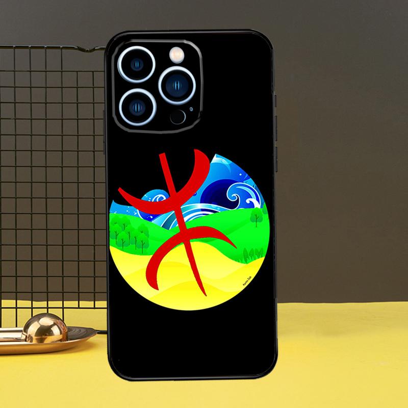 Amazigh Berber Flag Funda For iPhone 12 13 Mini 11 14 16 15 Pro Max XS X XR 7 8 14 16 15 Plus Phone Case
