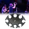 Multi Microphone Holder Organiser Round Shape Mic Storage Stand Tray Equipped with Silicone Sleeve & Mounting Screw