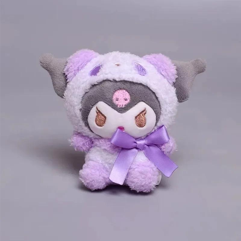 @Милая мини-брелок Sanrio Плюшевая кукла Куроми Брелок Плюшевая Хелло Китти Брелки Синнаморол Подвеска для сумки Игрушка Подарок