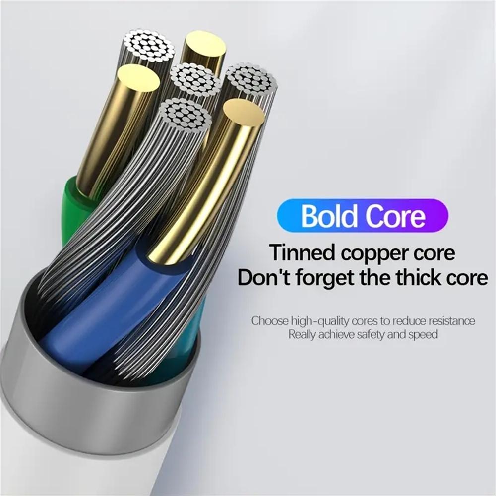 2M 6.6FT PD 20W Fast Charging Cable For iPhone 14 13 12 11 Pro Max Mini XS XR X MAX iPad 9 USB C Date Cable Charger Accessories